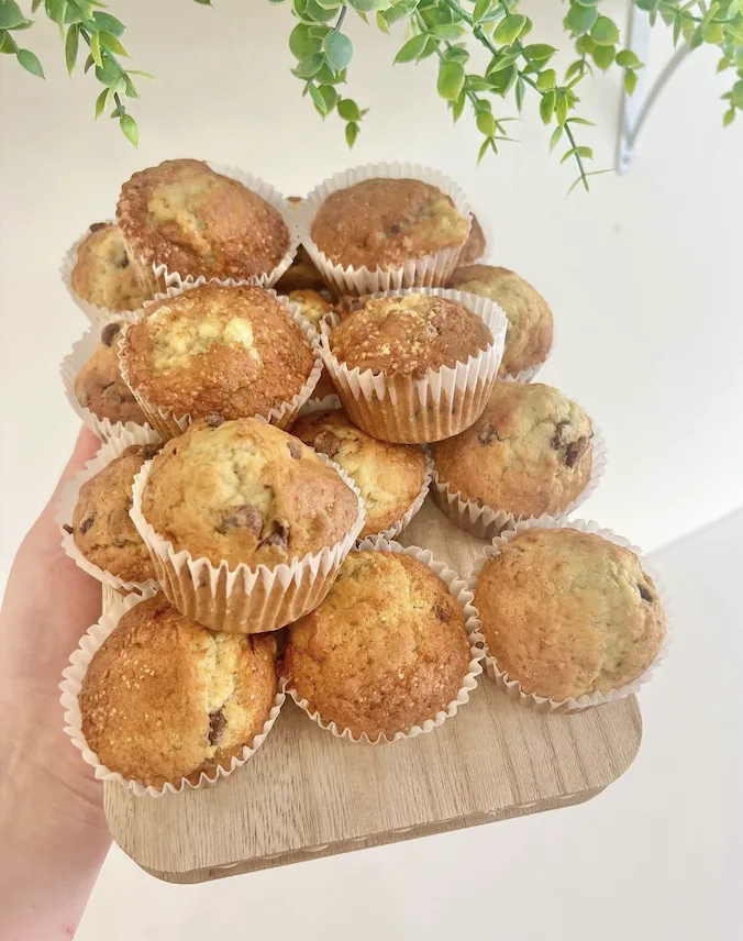 Sprinkles Chocolate Chip Muffins